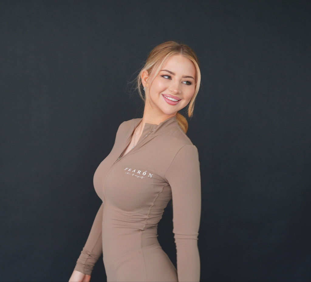 The Signature Jumpsuit - Beige